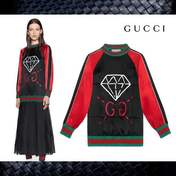 新作 Gucci グッチスーパーコピー GucciGhost top トップス 445255 X5G84 1168
